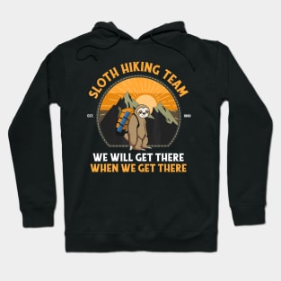 Sloth Hiking Sloth Hiking Team Hoodie